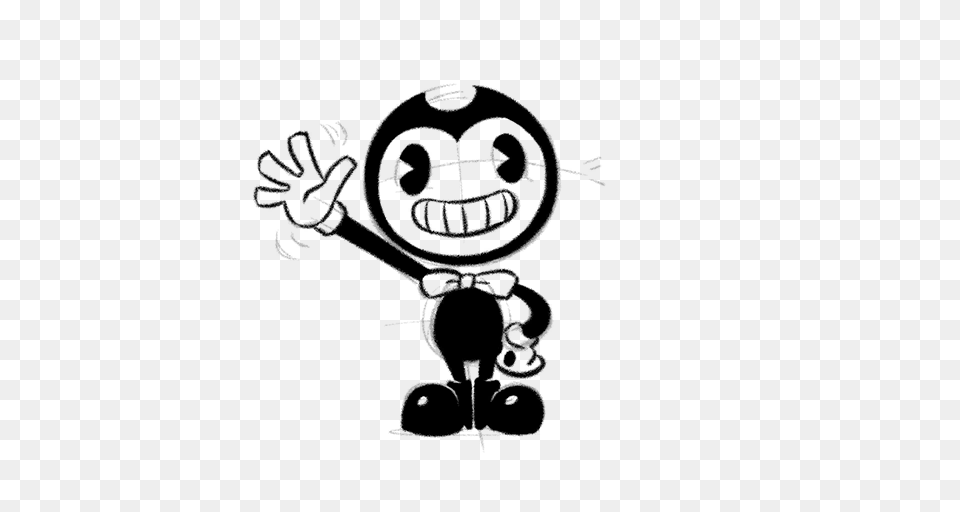 Bendy And The Ink Machine, Gray Free Transparent Png