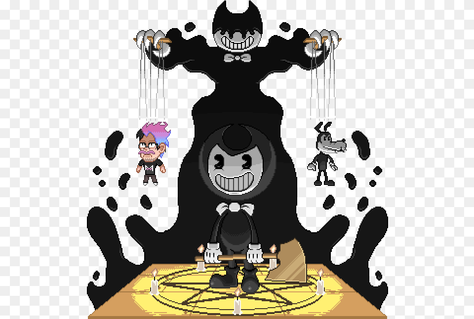 Bendy And The Ink Machine Bendy And The Ink Machine Art Installation, Face, Head, Person Free Transparent Png