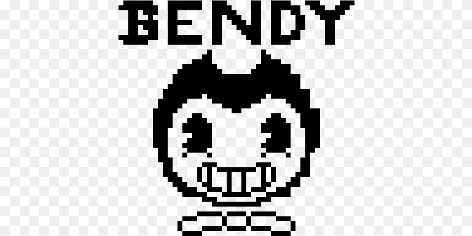 Bendy And The Ink Machine Bendy And The Ink Machine Pixel Art, Gray Png Image