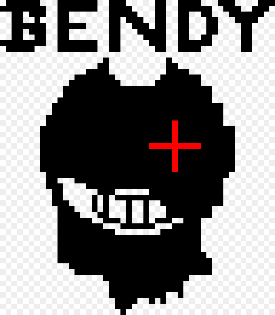 Bendy And The Ink Machine Bendy And The Ink Machine Pixel Art, Cross, Symbol Png