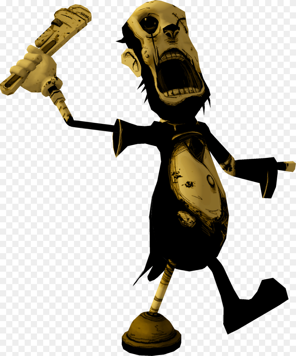 Bendy And The Ink Machine Butcher Gang, Adult, Male, Man, Person Free Transparent Png