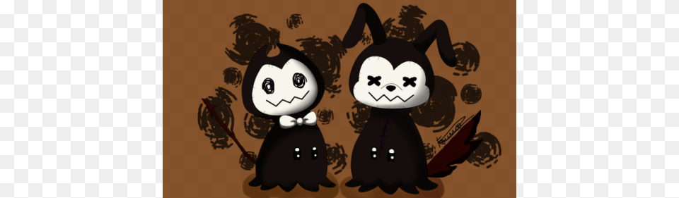 Bendy And The Ink Machine Crossover Tumblr Mimikyu Bendy And The Ink Machine, Cartoon, Baby, Person Png