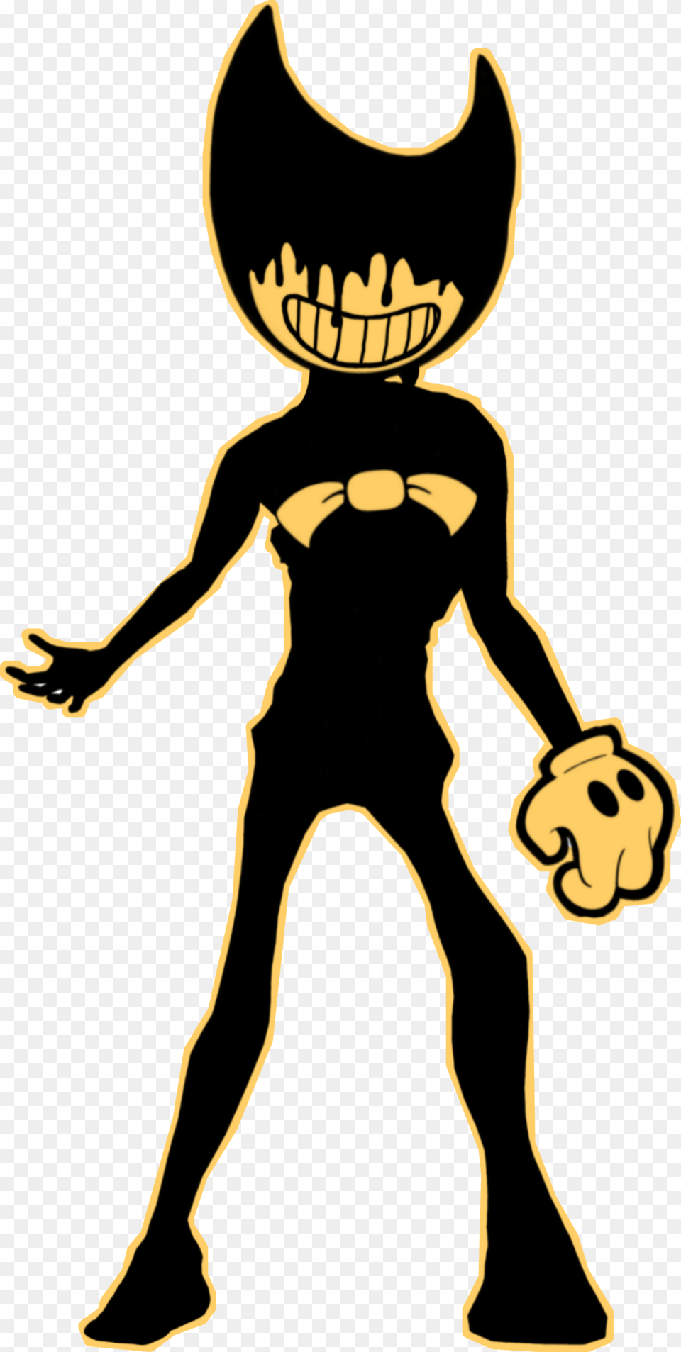 Bendy And The Ink Machine Evil Bendy, Baby, Person, Stencil Free Transparent Png