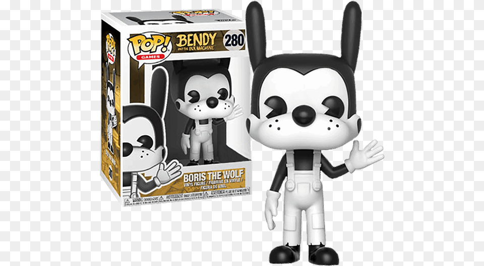 Bendy And The Ink Machine Funko Pop Bendy And The Ink Machine, Plush, Toy, Baby, Person Png Image