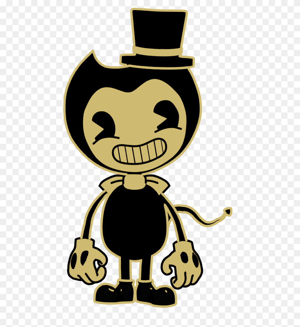 Bendy And The Ink Machine Logo Image, Stencil, Face, Head, Person Free Png Download
