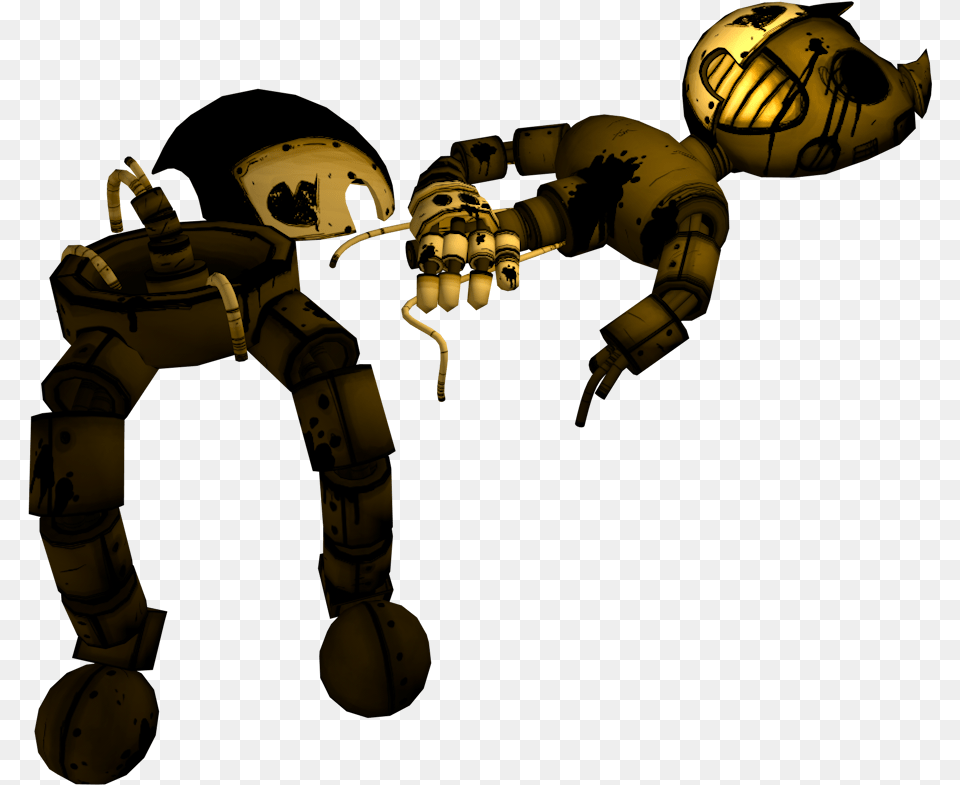 Bendy And The Ink Machine Mechanical Bendy Bendy And The Ink Machine Chapter, Robot, Helmet, Person, Body Part Free Png