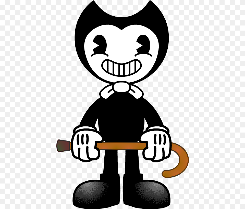 Bendy Dancing Gif Bendy And The Ink Machine Plush, Stencil, Device, Grass, Lawn Png