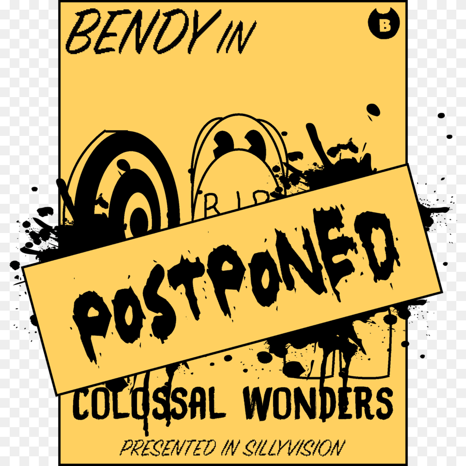 Bendy In Colossal Wonders, Advertisement, Poster, Text Png