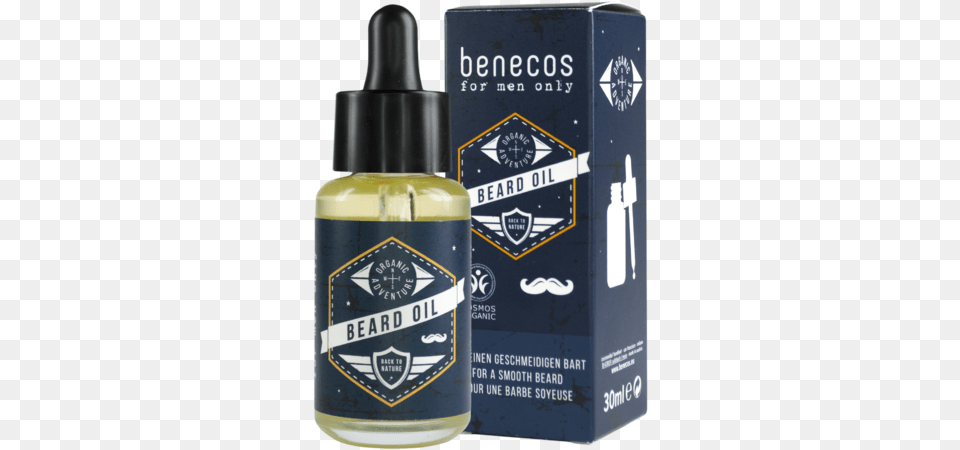 Benecos Beard Oil, Bottle, Aftershave, Cosmetics, Perfume Png Image