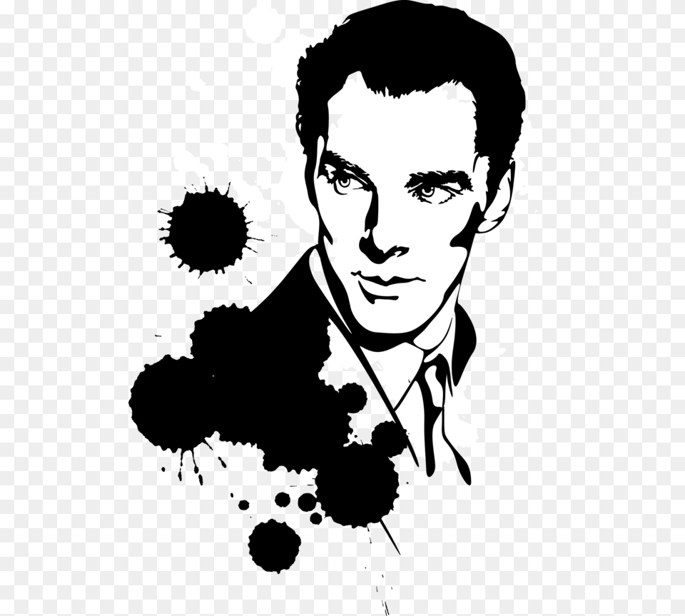 Benedict Cumberbatch By Mad42sam D8en5nz Benedict Cumberbatch Vector Art, Stencil, Adult, Wedding, Person Png