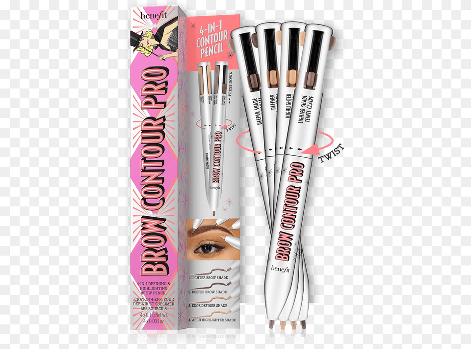 Benefit Brow Contour Pro, Brush, Device, Tool Free Png