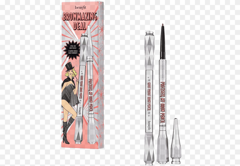 Benefit Browmazing Deal Perfectly Paired Pencil Benefit Browmazing Deal, Adult, Female, Person, Woman Free Transparent Png