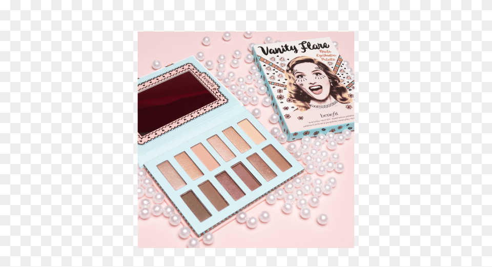 Benefit Cosmetics Benefit Vanity Flare Nude Eyeshadow Palette, Face, Head, Person, Adult Png Image