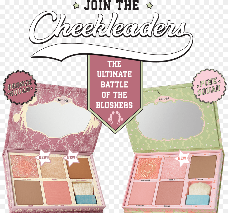 Benefit Cosmetics Cheekleaders Cheek Palette, Face, Head, Person Free Transparent Png