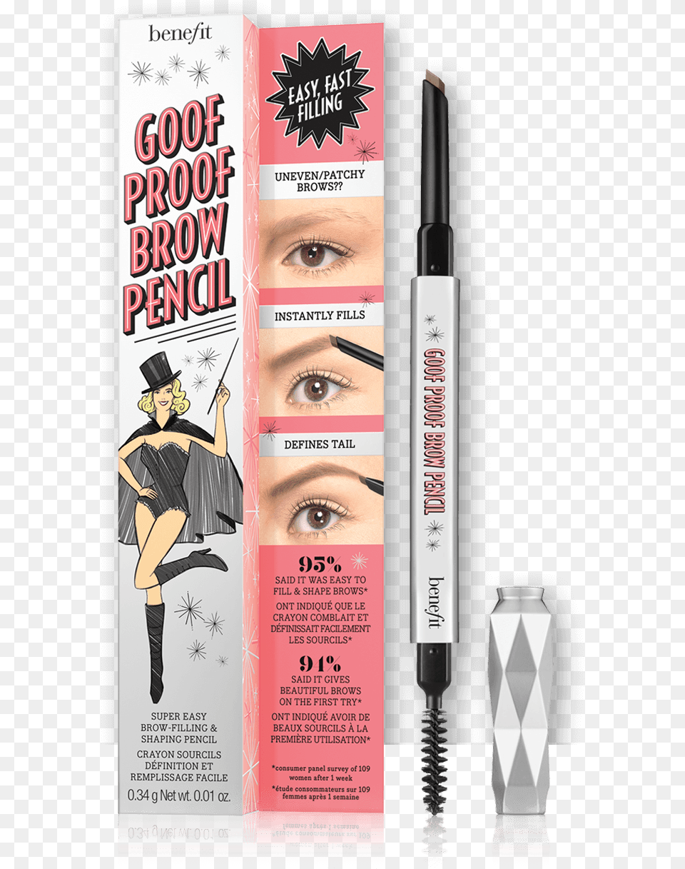 Benefit Goof Proof Pencil, Adult, Person, Woman, Female Free Transparent Png