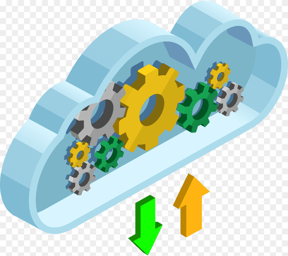 Benefits Of Cloud Services Graphic Design, Machine, Gear, Bulldozer Png