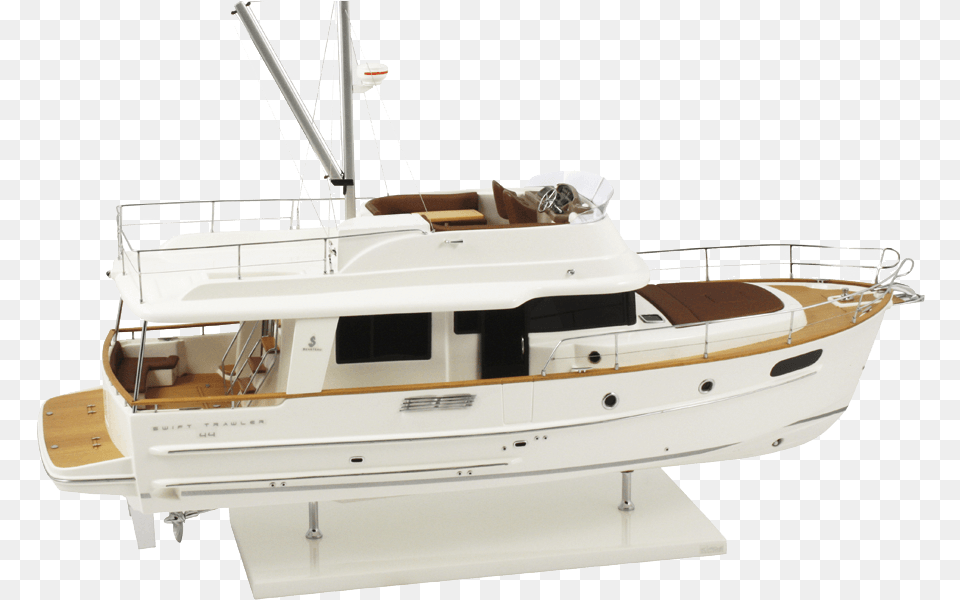 Beneteau Swift Trawler 44 Model, Boat, Transportation, Vehicle, Yacht Free Transparent Png