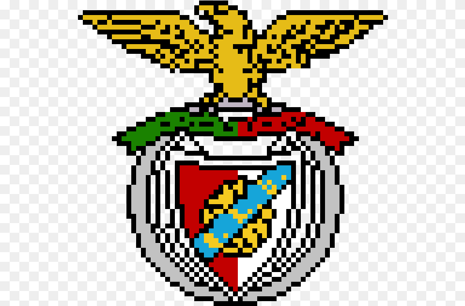Benfica 4 Life Pixel Art Circle, Logo, Qr Code, Weapon Free Png