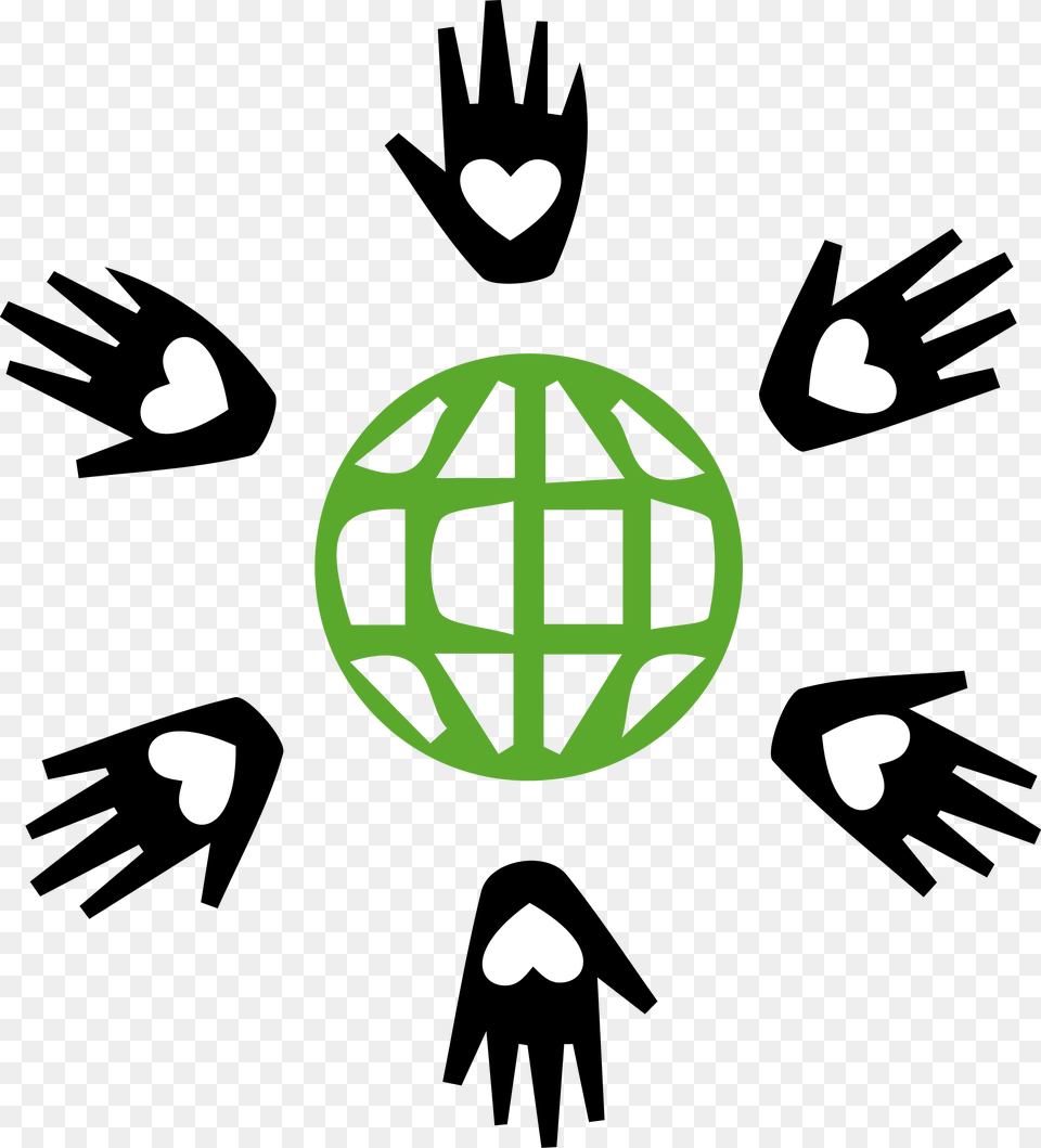 Bengal Helping Hand Trust Laptop With Globe Icon, Logo, Sphere, Symbol Png