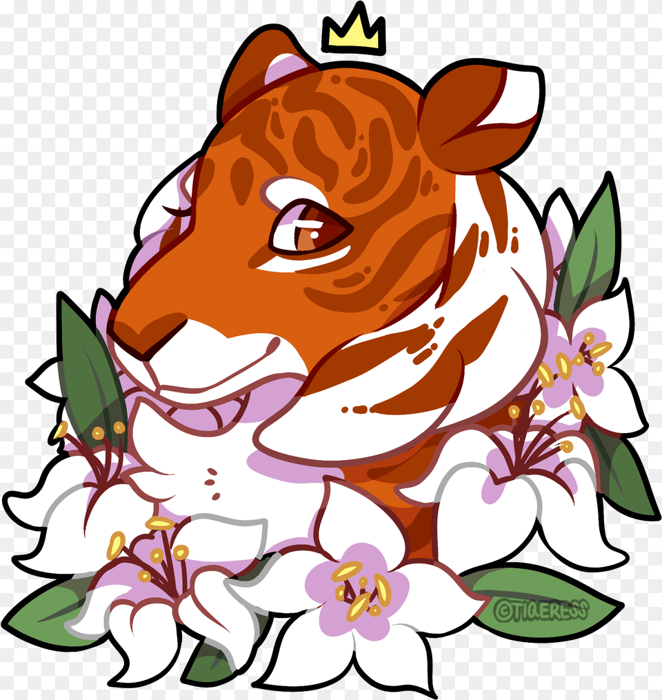 Bengal Tiger, Art, Floral Design, Graphics, Pattern Free Transparent Png