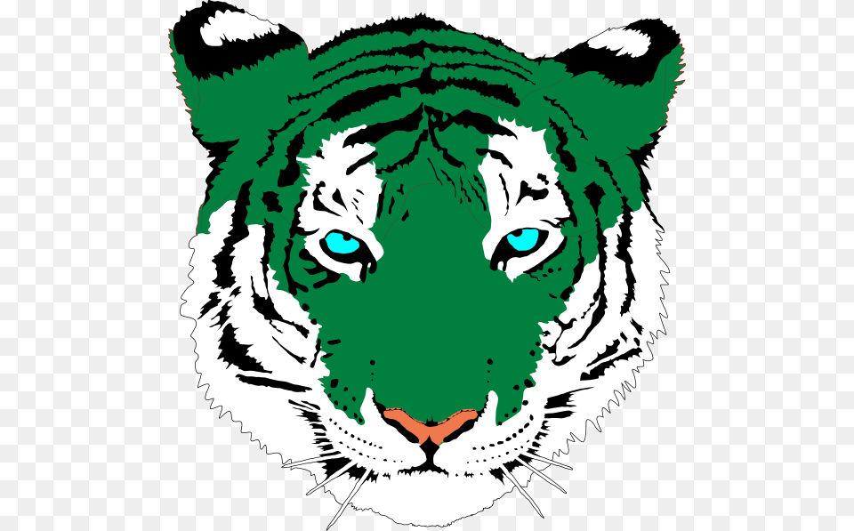 Bengal Tiger Clip Art At Clker Green Tiger, Baby, Person, Animal, Mammal Free Png Download