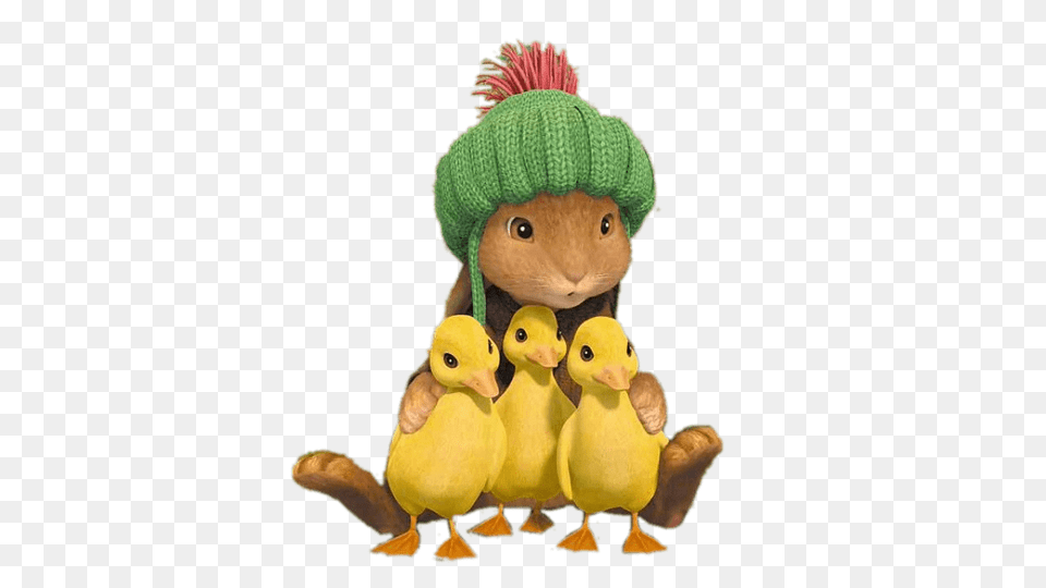 Benjamin Bunny And Three Ducklings, Animal, Baby, Bird, Person Png