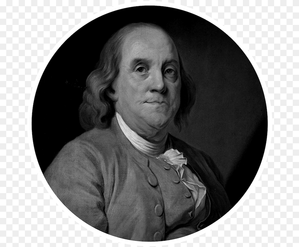 Benjamin Franklin, Adult, Portrait, Photography, Person Png Image