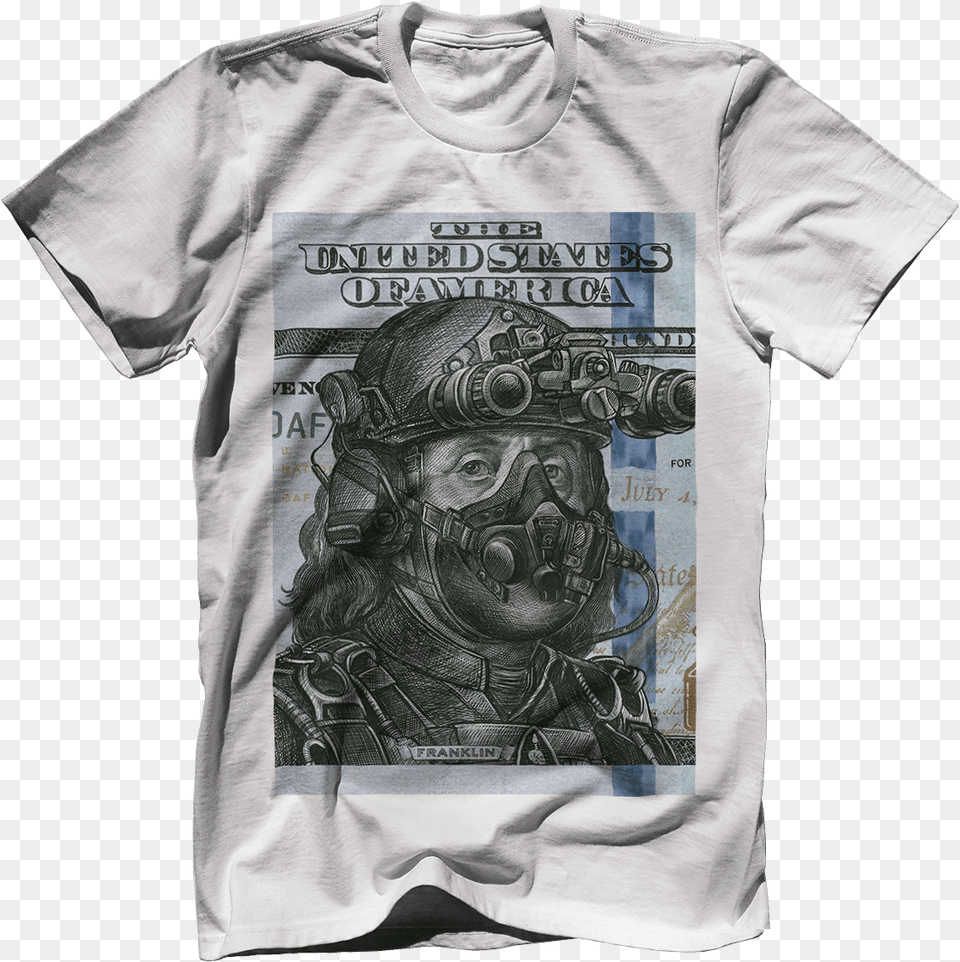 Benjamin Franklin Benjamin Franklin Thots And Prayers Shirt, Clothing, T-shirt, Adult, Male Png Image