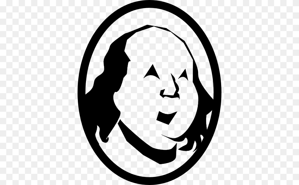 Benjamin Franklin Clip Art, Stencil, Baby, Person, Face Png Image