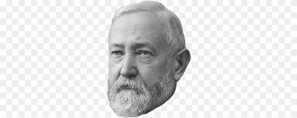 Benjamin Harrison Grover Cleveland No Background, Beard, Face, Head, Person Png