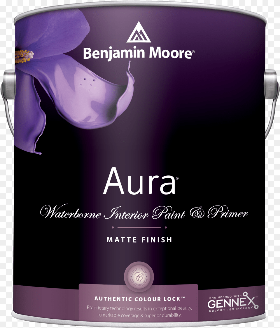 Benjamin Moore Aura Paint, Paint Container, Purple, Bottle, Shaker Png Image