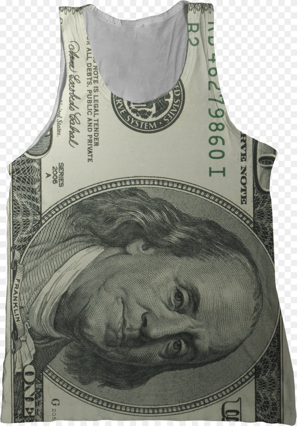 Benjamins 100 Dollar Bill Tank Top Money Design Phone Cases, Face, Head, Person, Baby Free Transparent Png