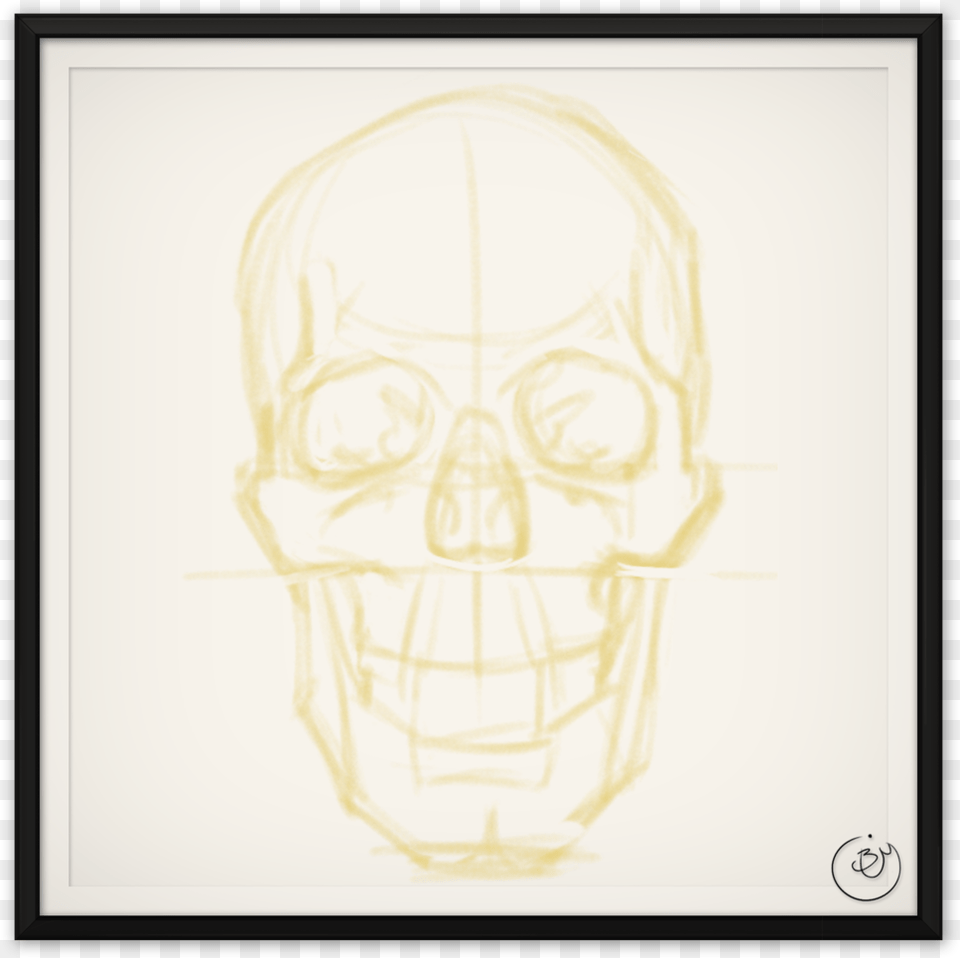 Benmiller Skullprocess 01smear 1500px Skull, Art, Face, Head, Person Free Png