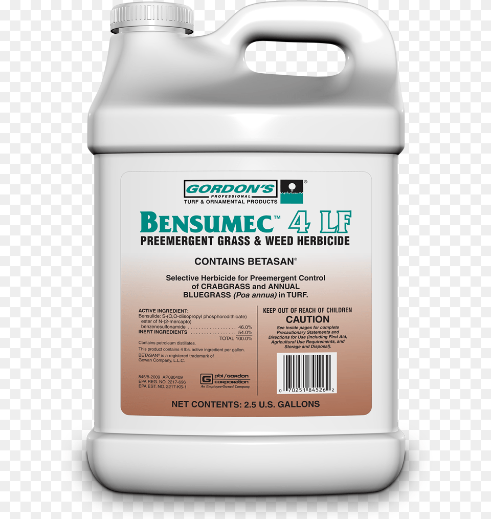 Bensumec 4lf Pre Emergent Grass Amp Weed Herbicide Controls Ferromec Ac, Bottle, Shaker, Food, Seasoning Png