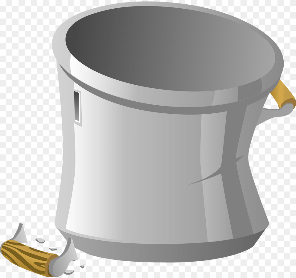 Bent Broken Grey Pot Clipart, Mailbox, Tin, Bucket, Can Free Png