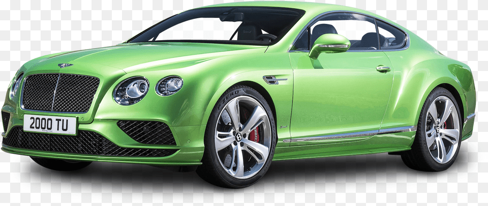 Bentley Continental Gt4 Car Image Bentley Continental Gt 2015 Green, Wheel, Vehicle, Transportation, Sports Car Free Png Download