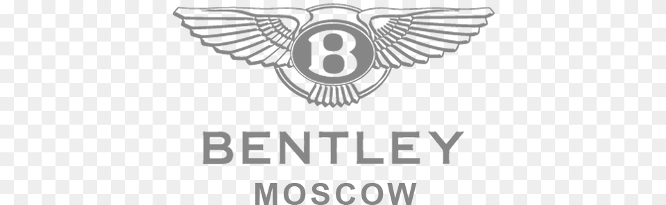 Bentley Moscow Car Emblem With Wings, Logo, Symbol Png