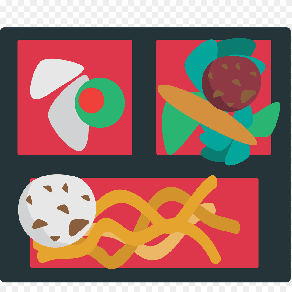 Bento Box Emoji Clipart, Art, Food, Sweets, Face Png Image