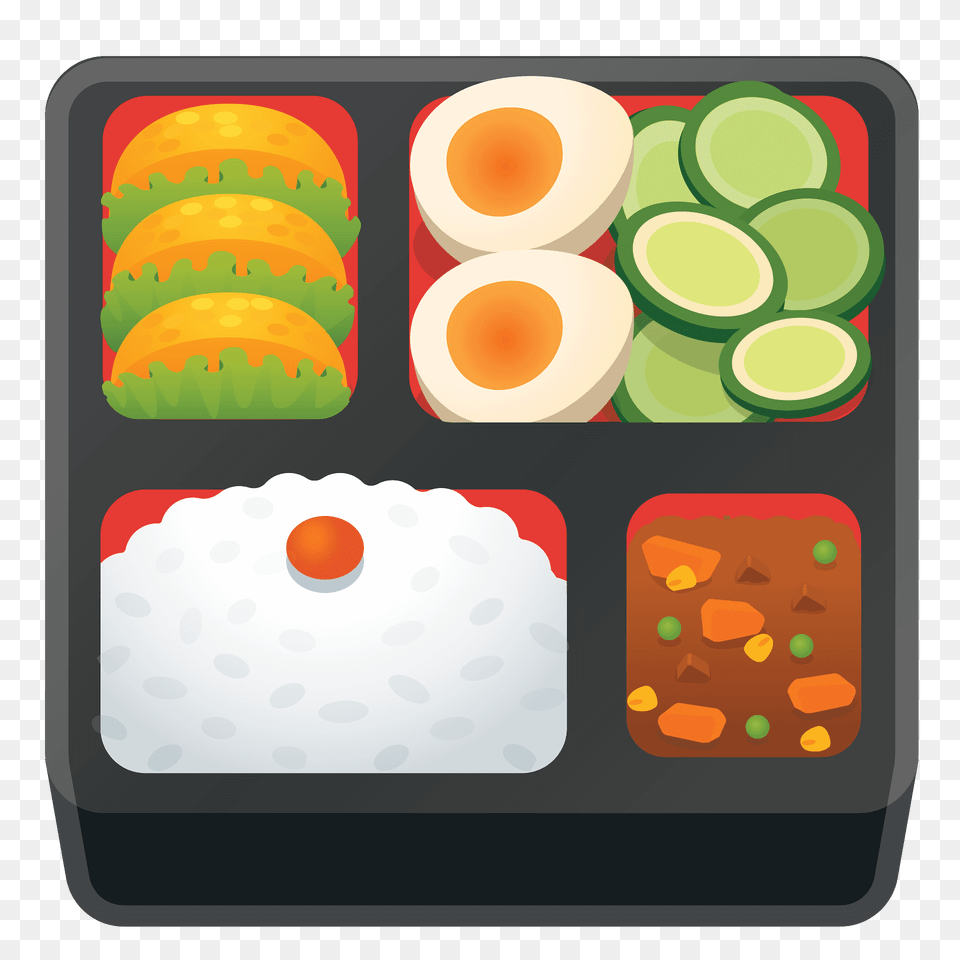 Bento Box Emoji Clipart, Dish, Food, Lunch, Meal Free Transparent Png