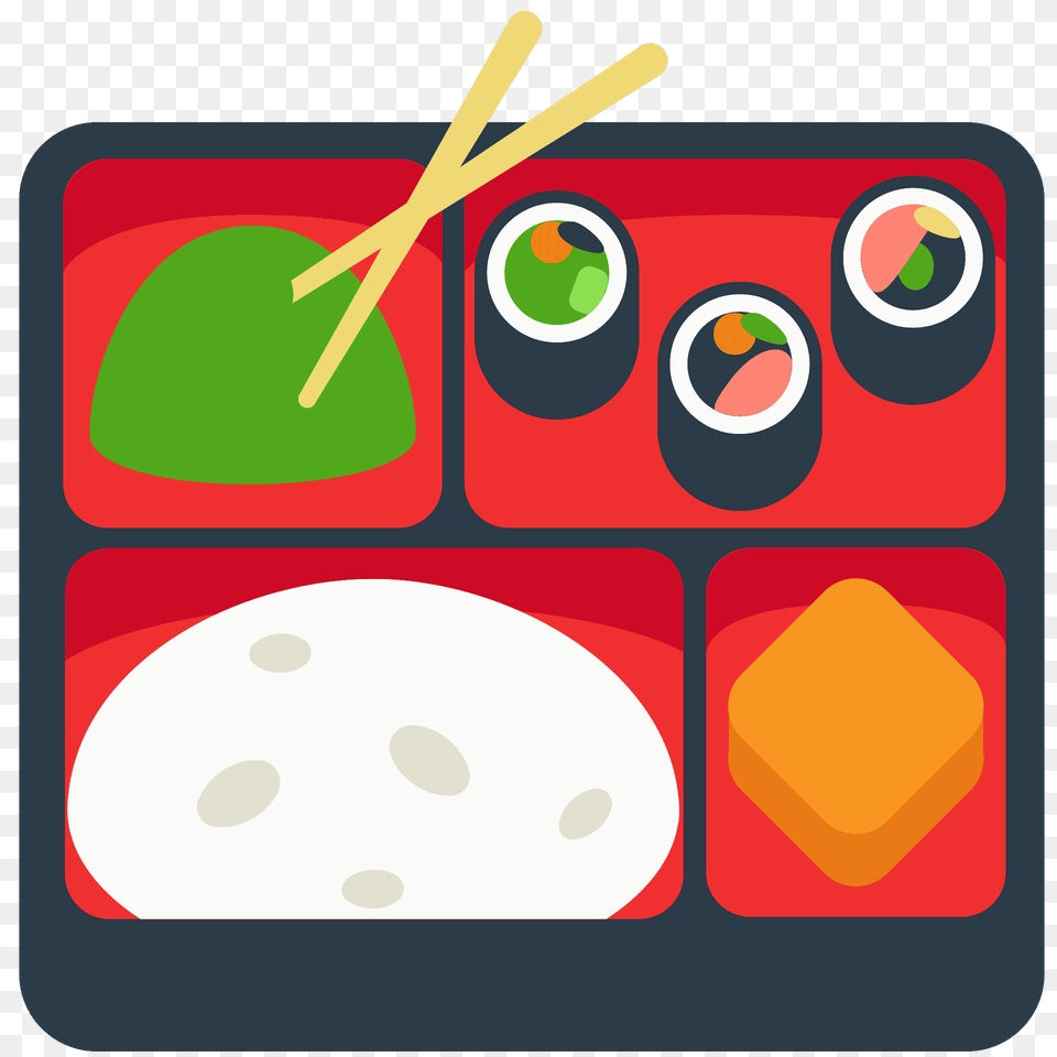 Bento Box Emoji Clipart, Dish, Food, Lunch, Meal Free Png Download