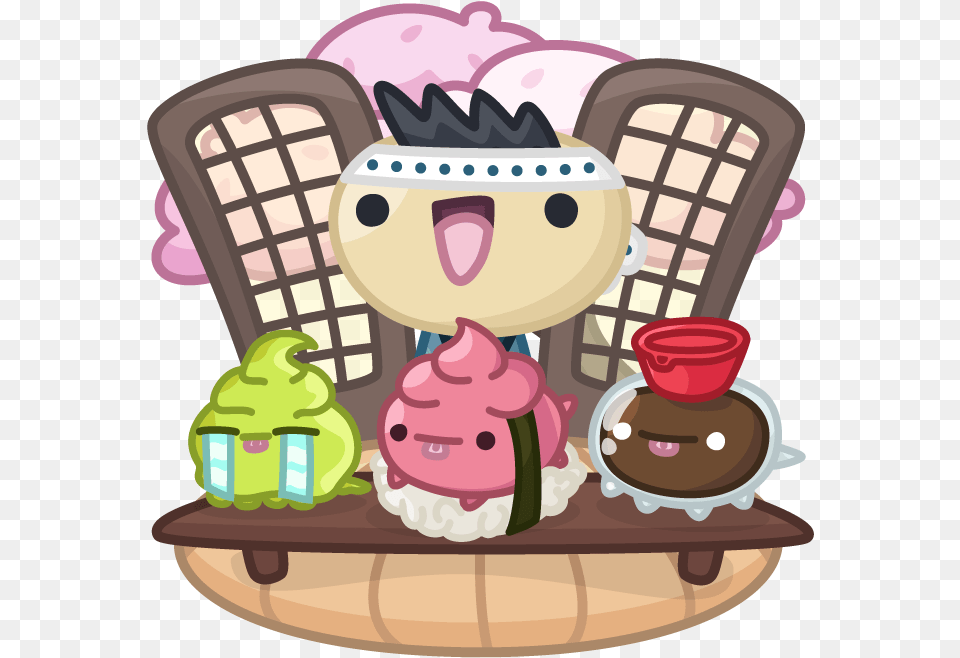 Bento Box Pack Cartoon, Cream, Dessert, Food, Ice Cream Png