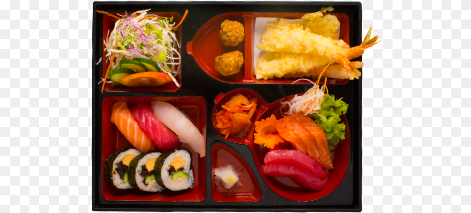 Bento California Roll, Lunch, Dish, Food, Meal Png Image