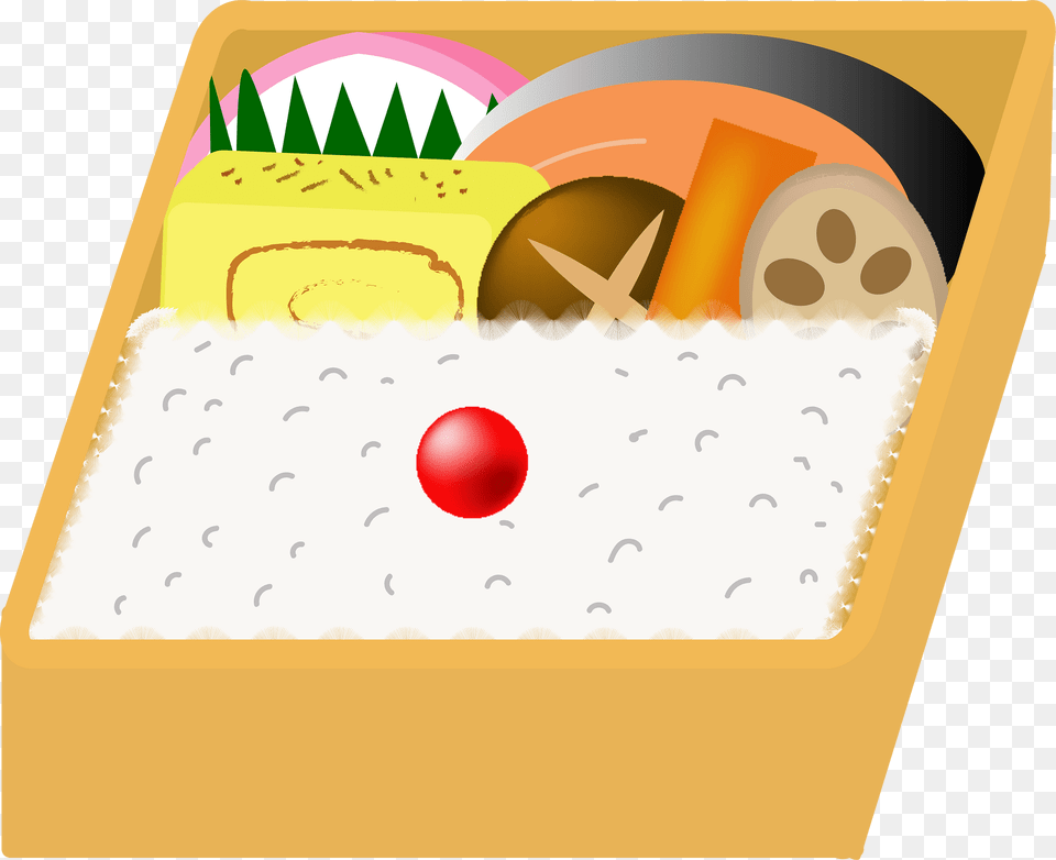 Bento Japanese Food Clipart, Text Free Png