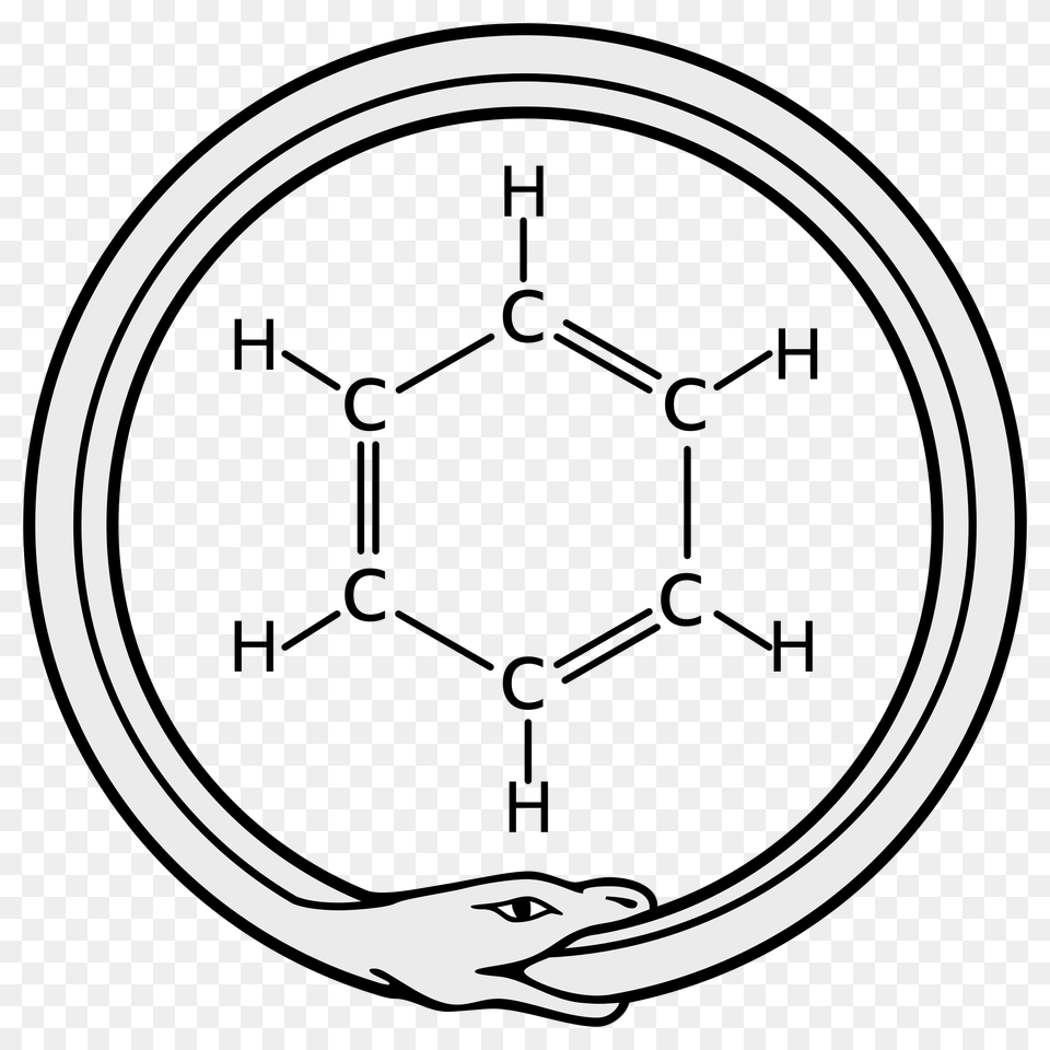 Benzene Ouroboros, Oval Free Transparent Png