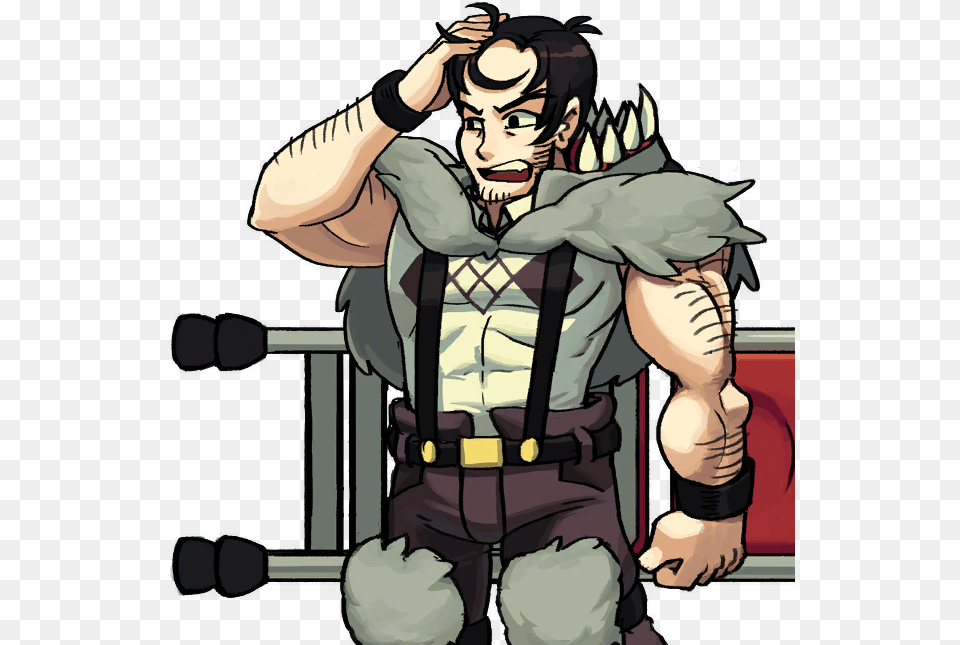 Beo Confused Skullgirls Beowulf Confused, Publication, Book, Comics, Person Free Transparent Png