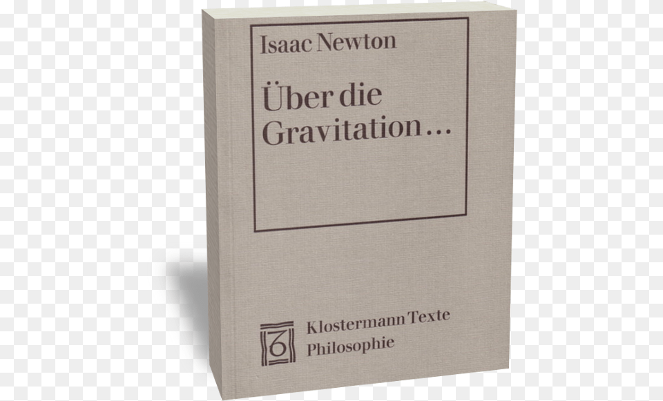 Ber Die Gravitation Book Cover, Publication, Box, Bottle, Cardboard Png