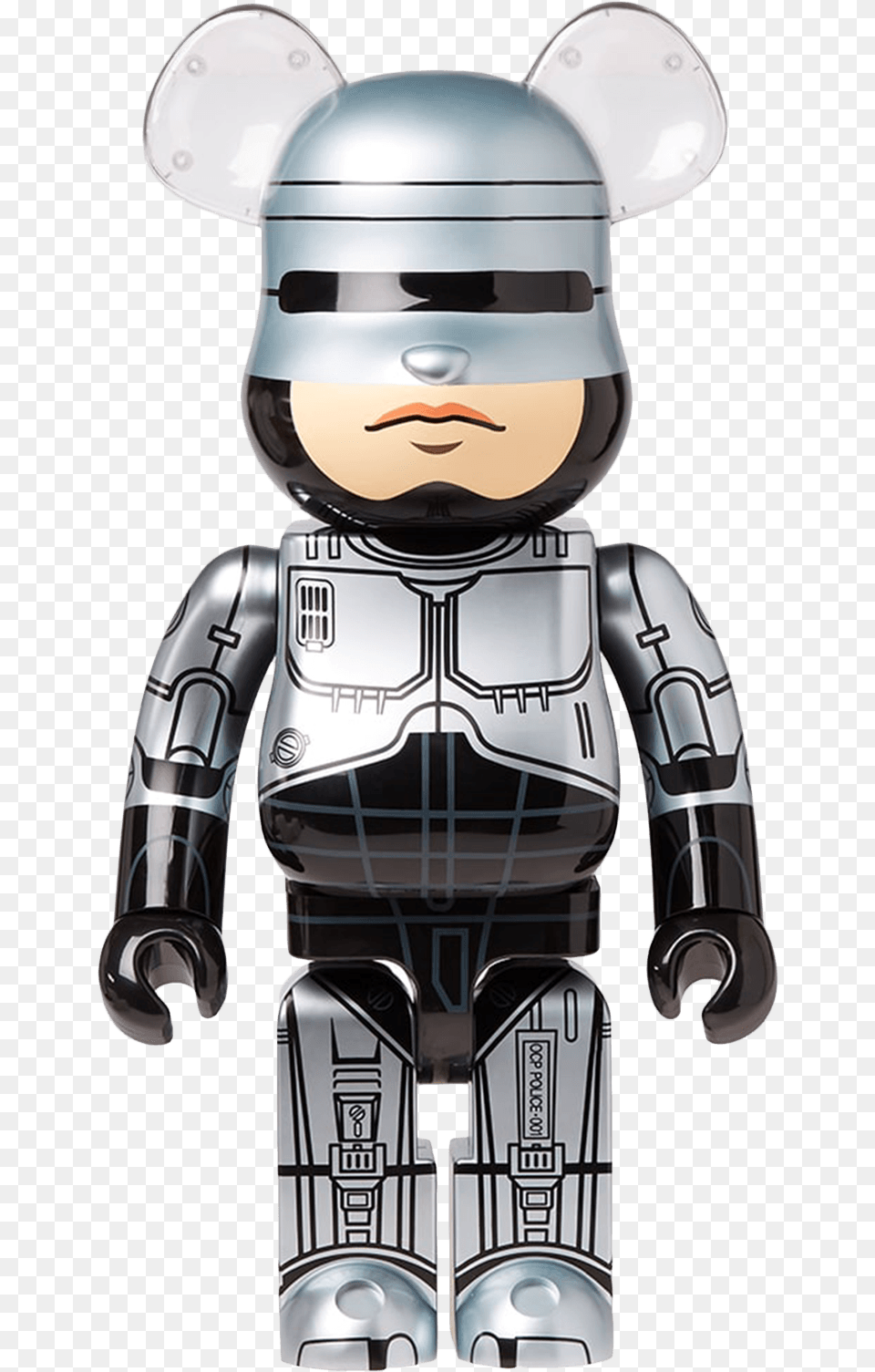 Berbrick 1000 Robocop Bearbrick, Person, Robot, Armor Png Image