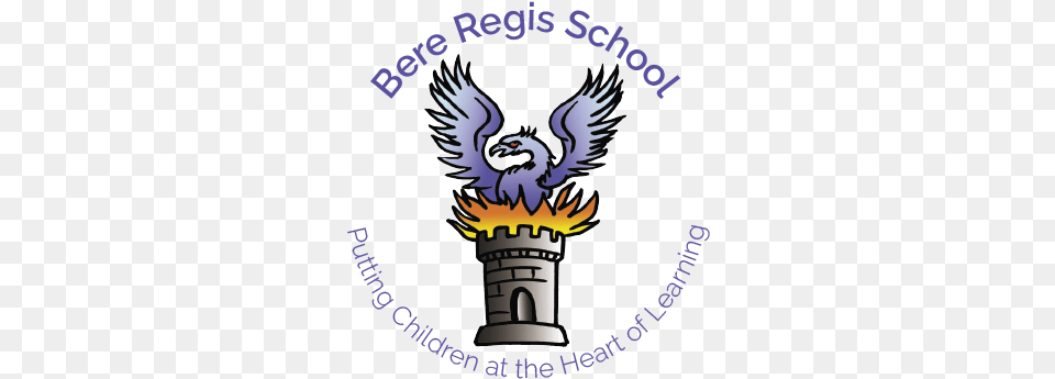 Bere Regis Primary And Pre School Bere Regis School Logo, Light, Emblem, Symbol, Animal Free Transparent Png