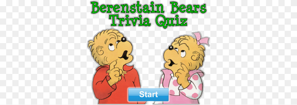 Berenstain Bears Trivia Quiz, Book, Comics, Publication, Baby Png
