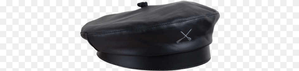 Beret Black Leather Waxy Briefcase, Baseball Cap, Cap, Clothing, Hat Png